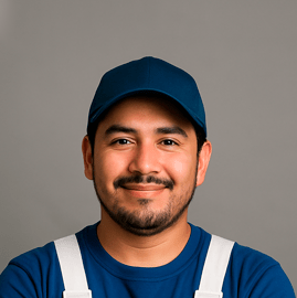 the photo of Luis our Painter